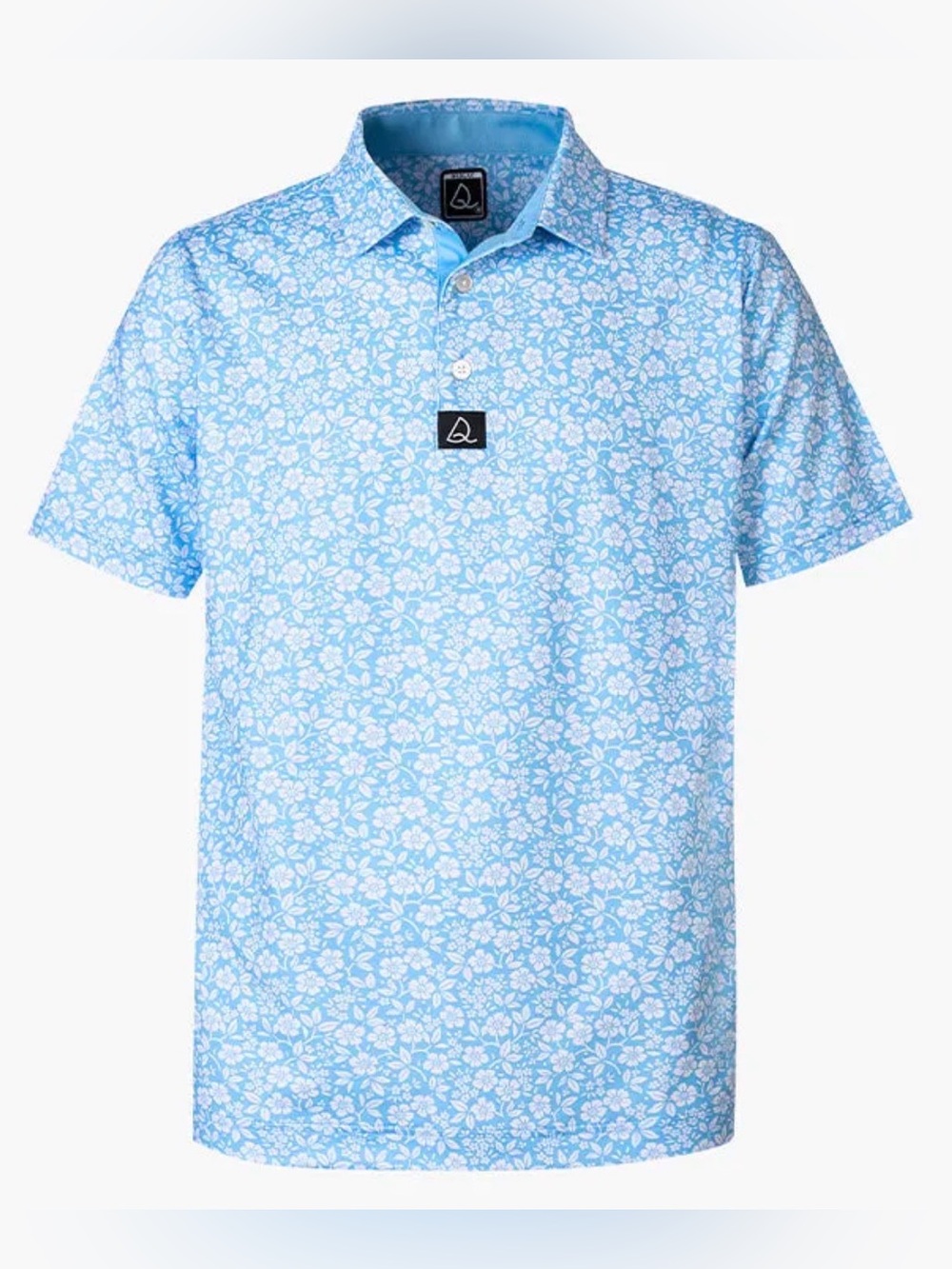 DEOLAX Passionate Print Cool Tech Performance Golf Polo - Large